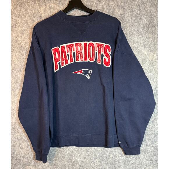 Vintage Adidas Team Patriots Mens Embroidered Crewneck Sweatshirt XL - Picture 1 of 9